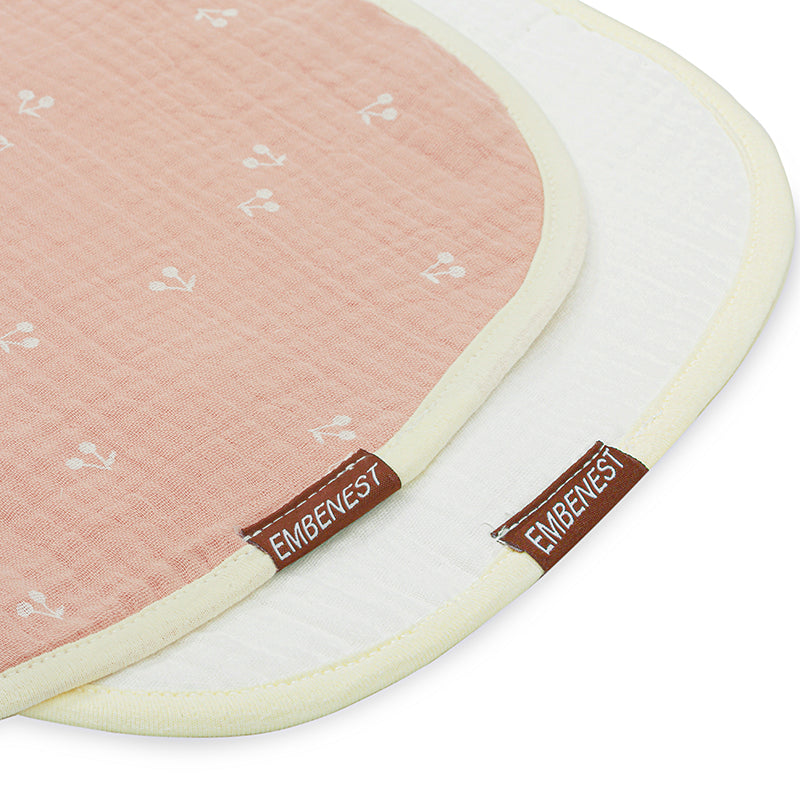 Cherry Burp Cloth Set