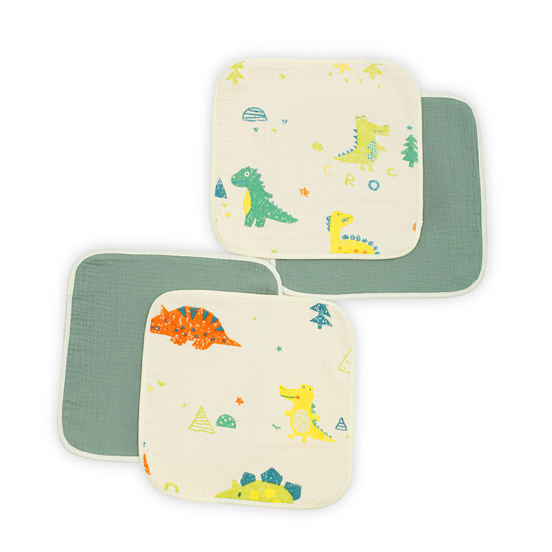 Dino Washcloth Set of 4