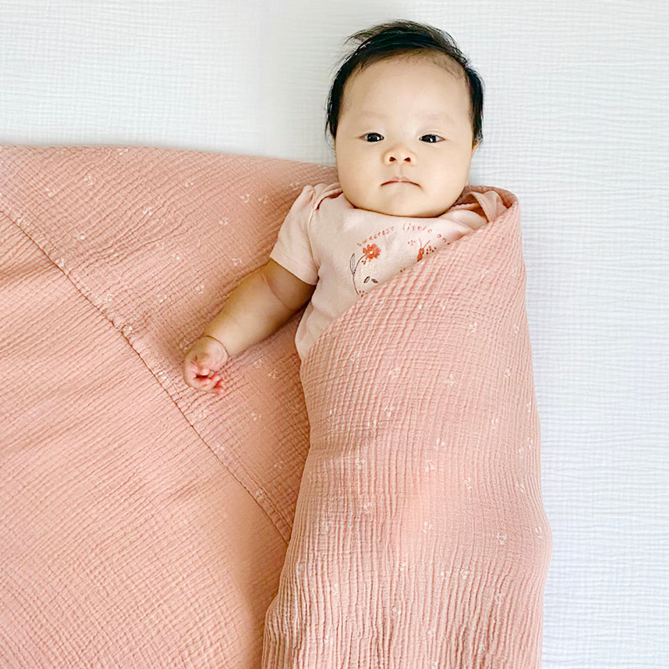 Cherry Swaddle Blanket