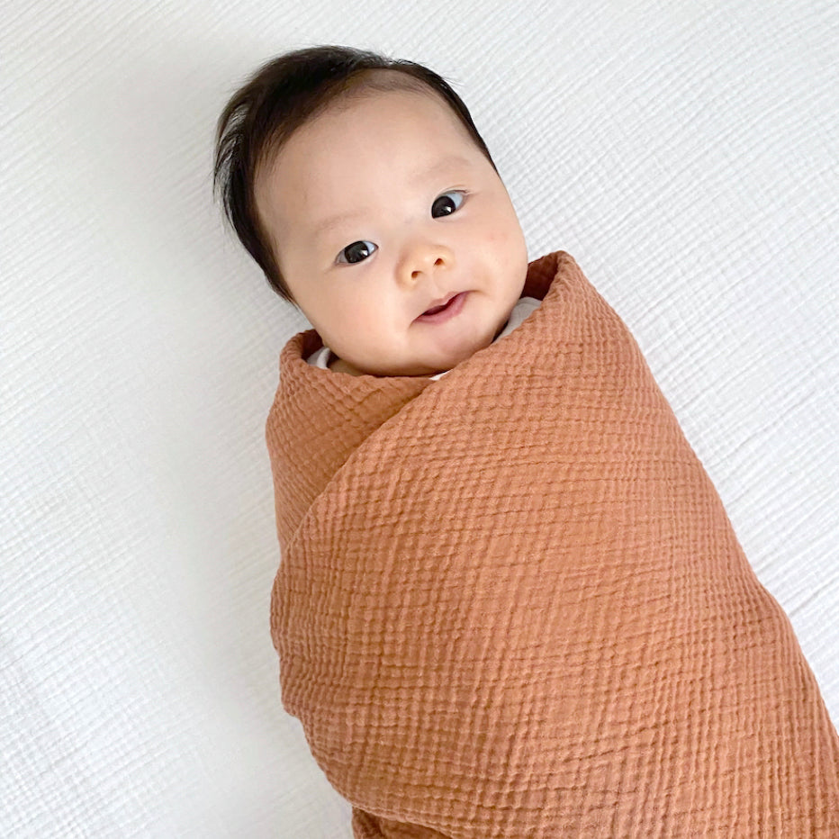 Brown Swaddle Blanket