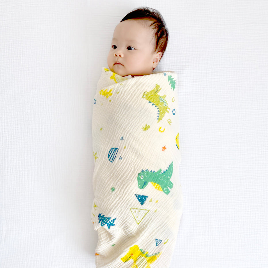 Dino Swaddle Blanket