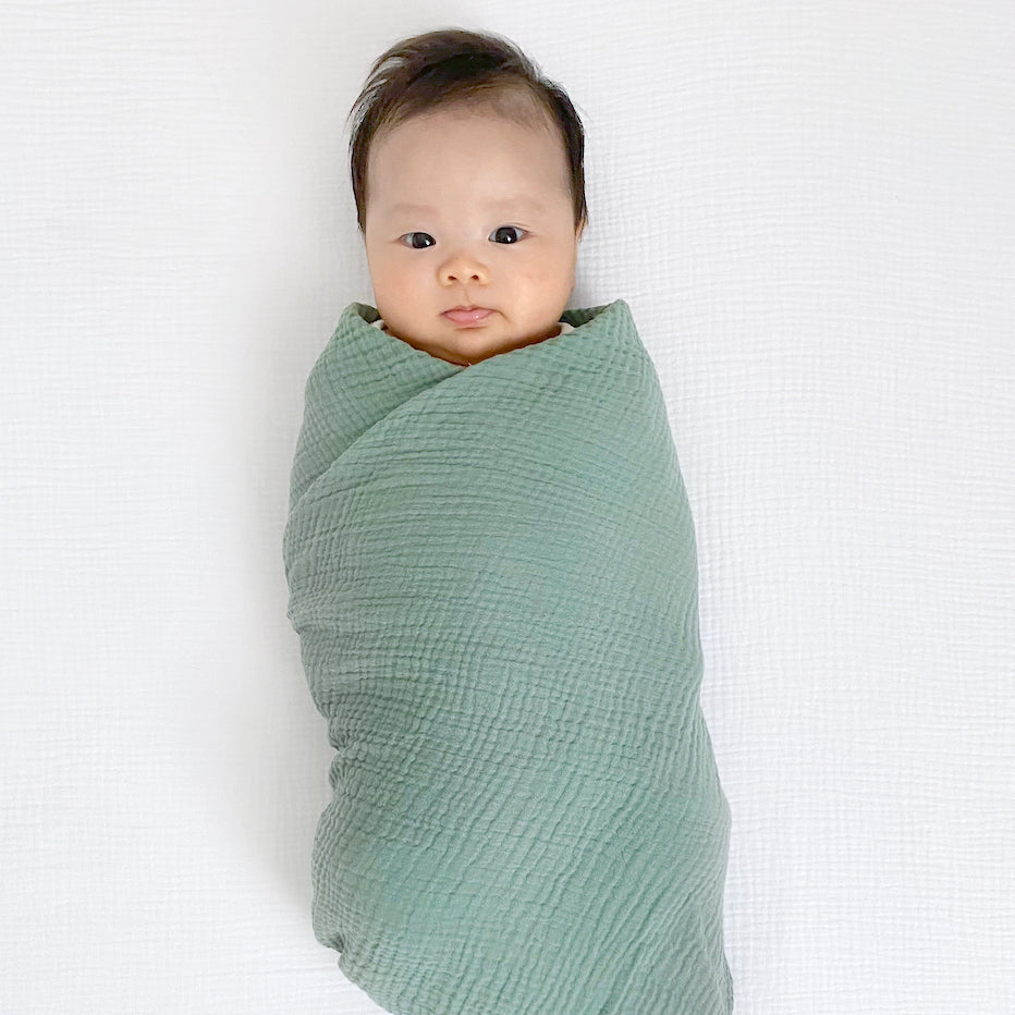 Green Swaddle Blanket